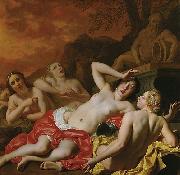 Nicolaes van Helt Stockade De Heliaden bewenen de dode Phaeton oil painting